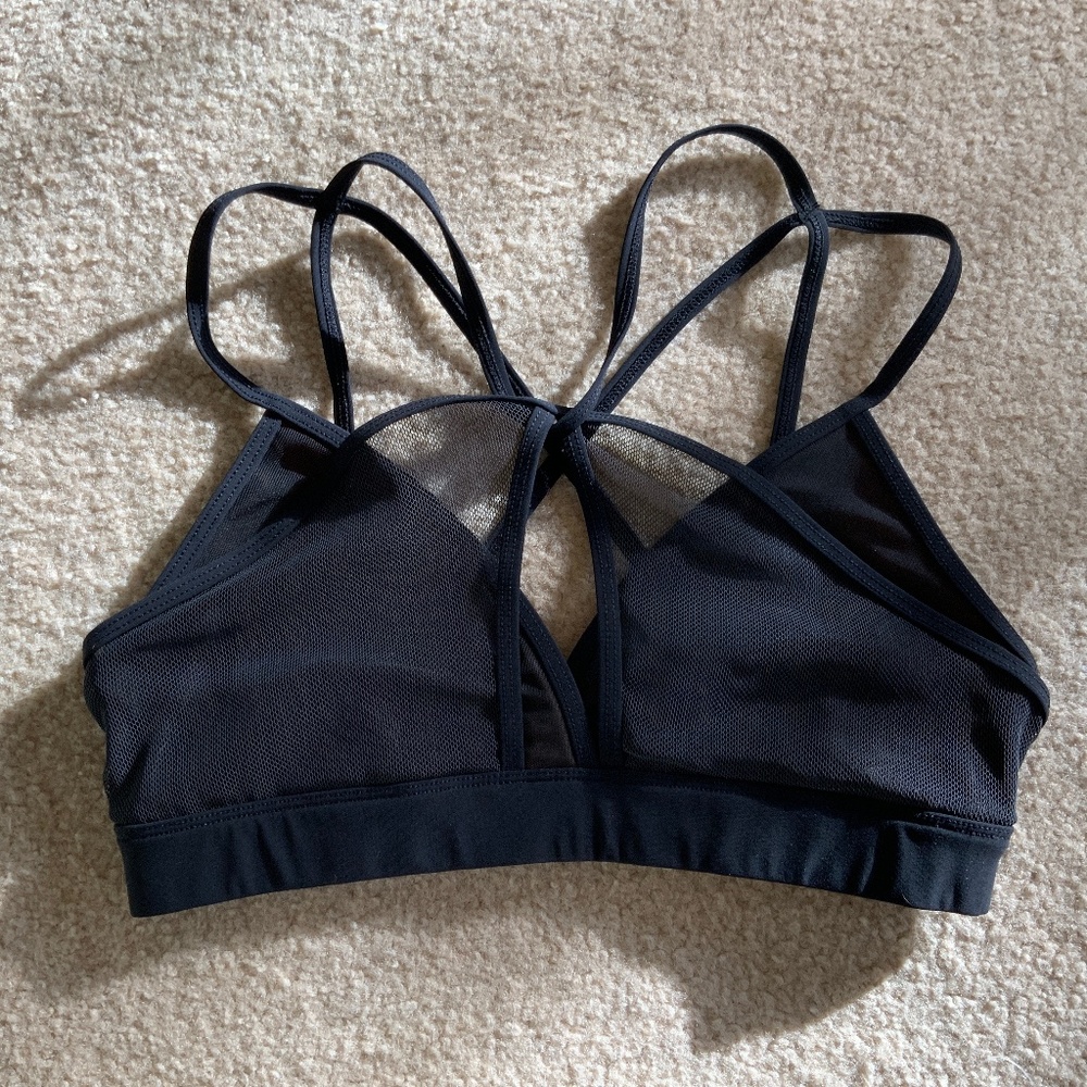 ALO strappy mesh bra